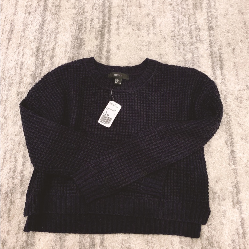 Cropped Fisherman Sweater